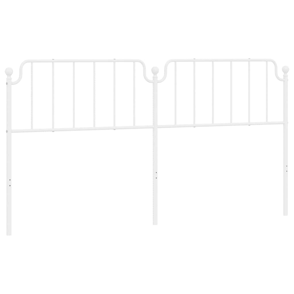 Ersatz-Kopfteil Metall Schwarz 135 cm