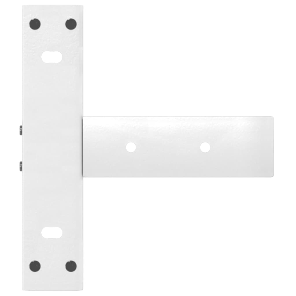 Couchtischbeine T-Form 2 Stk. Schwarz 30x25x(30-31) cm Stahl