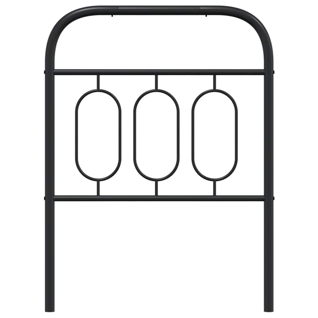 Ersatz-Kopfteil Metall Schwarz 75 cm