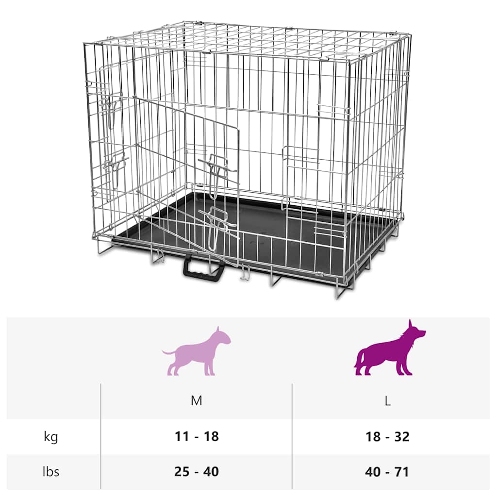 Faltbare Hundebox Metall M