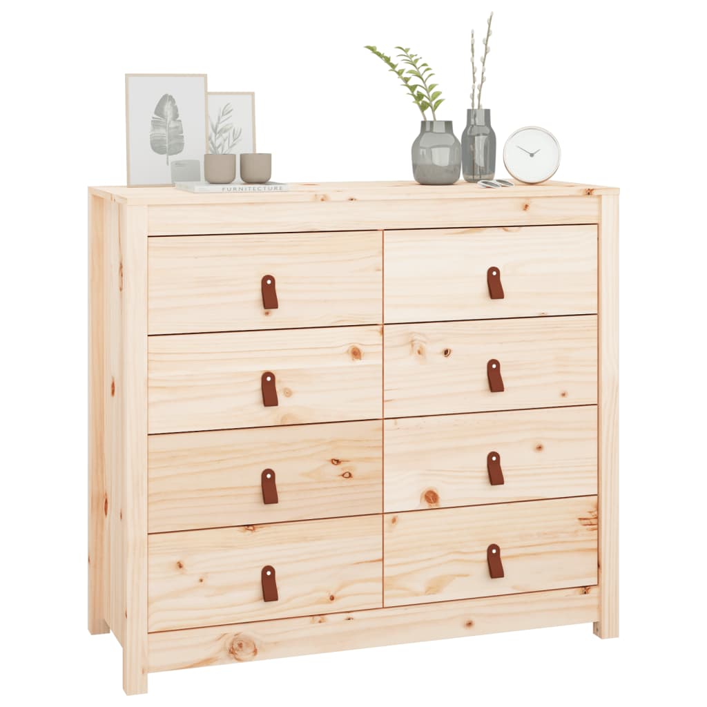 Beistellschrank 100x40x72 cm Massivholz Kiefer