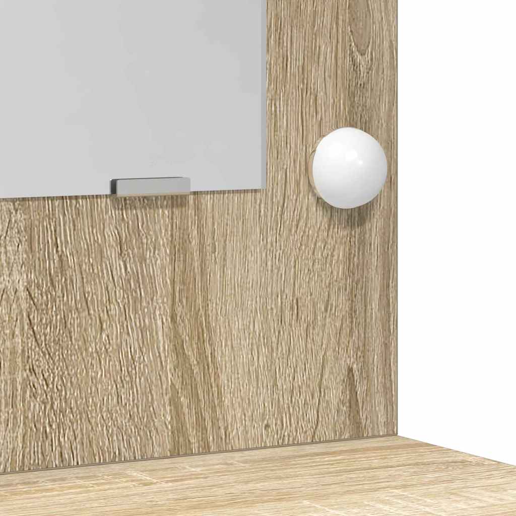 Schminktisch 2 pcs Weiß 50 x 41 x 135 cm Holzwerkstoff
