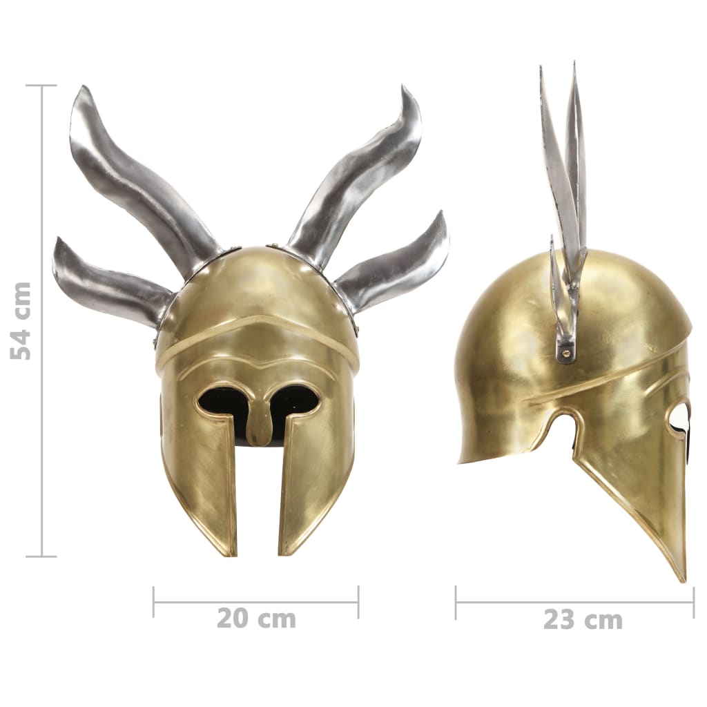 Preußische Pickelhaube Antik Replik für LARP Schwarz Stahl