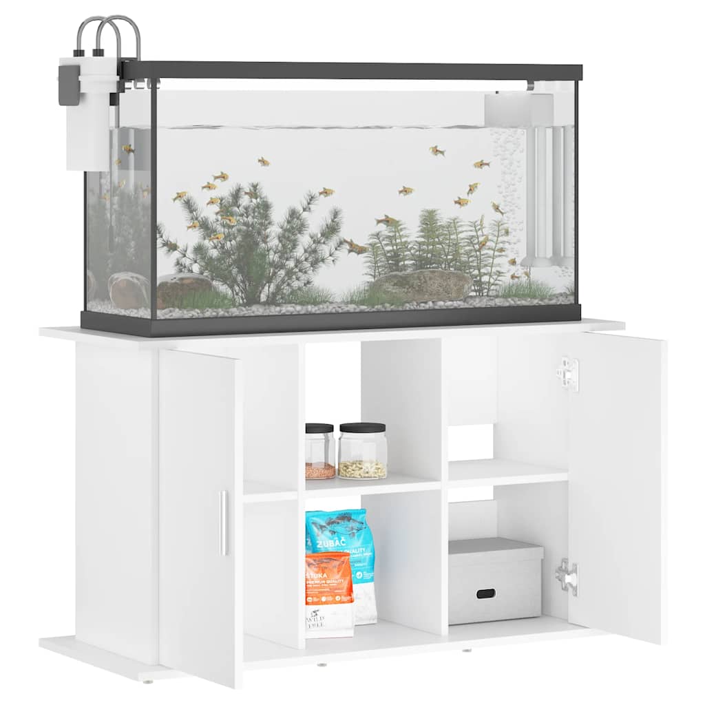 Aquariumständer Weiß 81x36x73 cm Holzwerkstoff