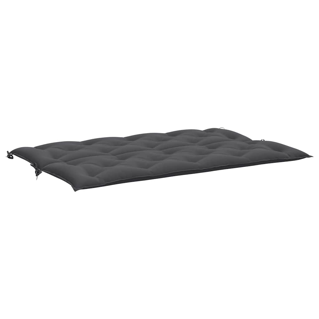 Gartenbank-Auflage Anthrazit 100x(50+50)x7 cm Oxford-Gewebe