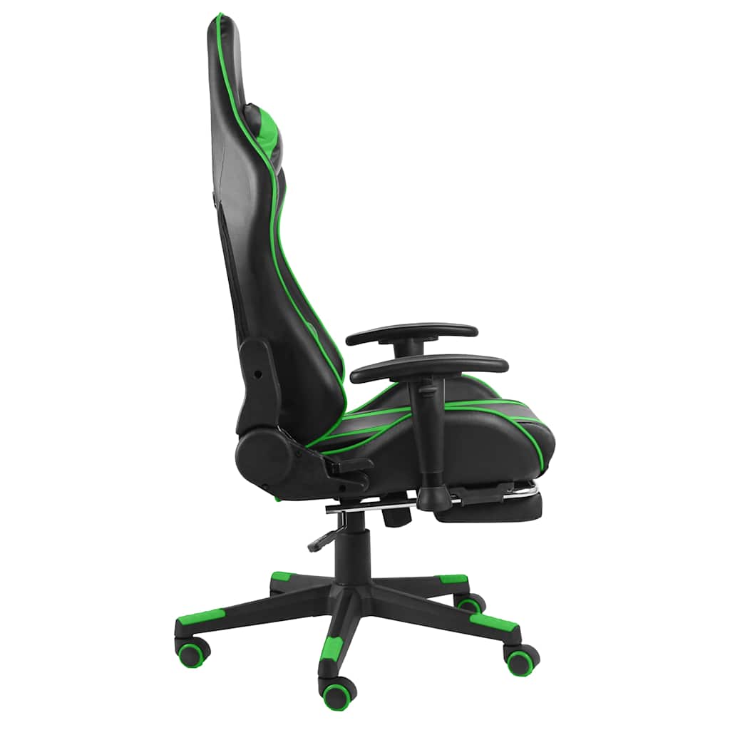 Gaming-Stuhl Drehbar Grün PVC