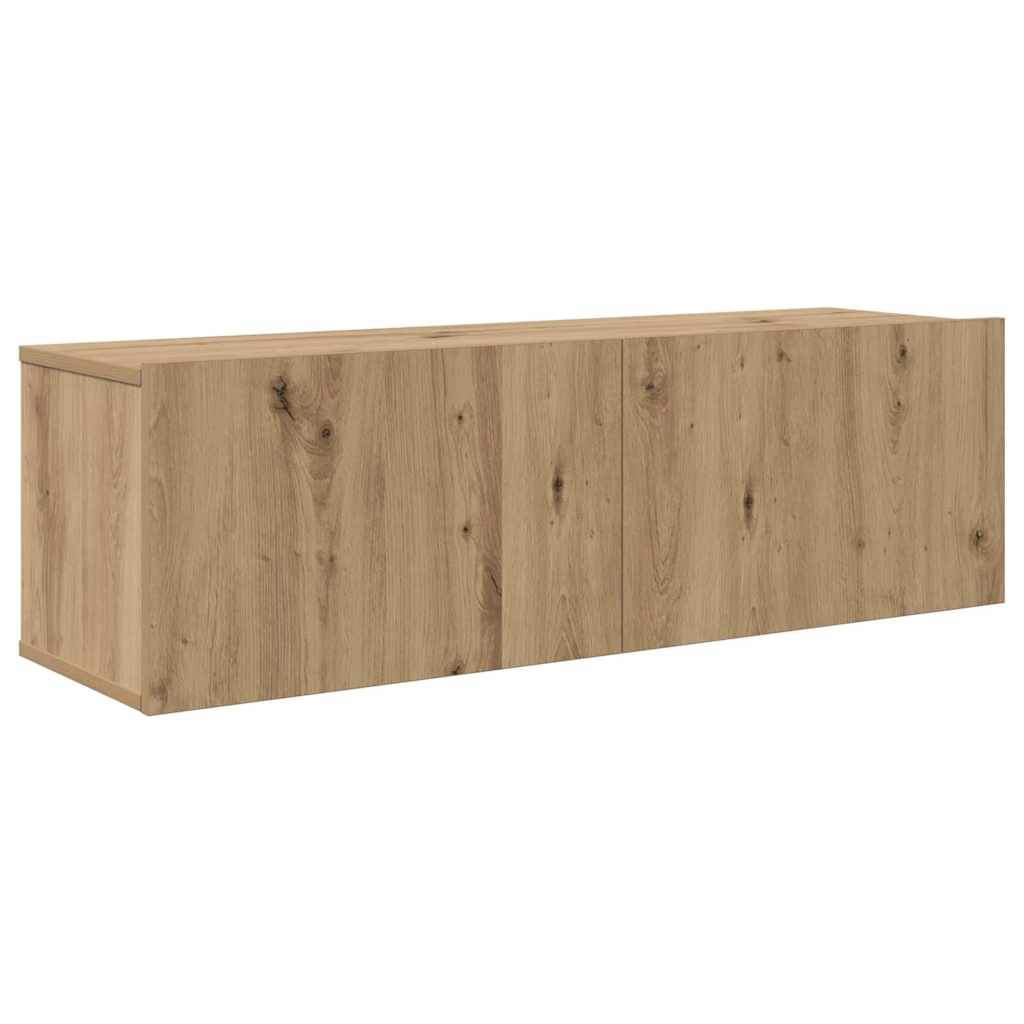 4-tlg. TV-Schrank-Set Weiß Holzwerkstoff