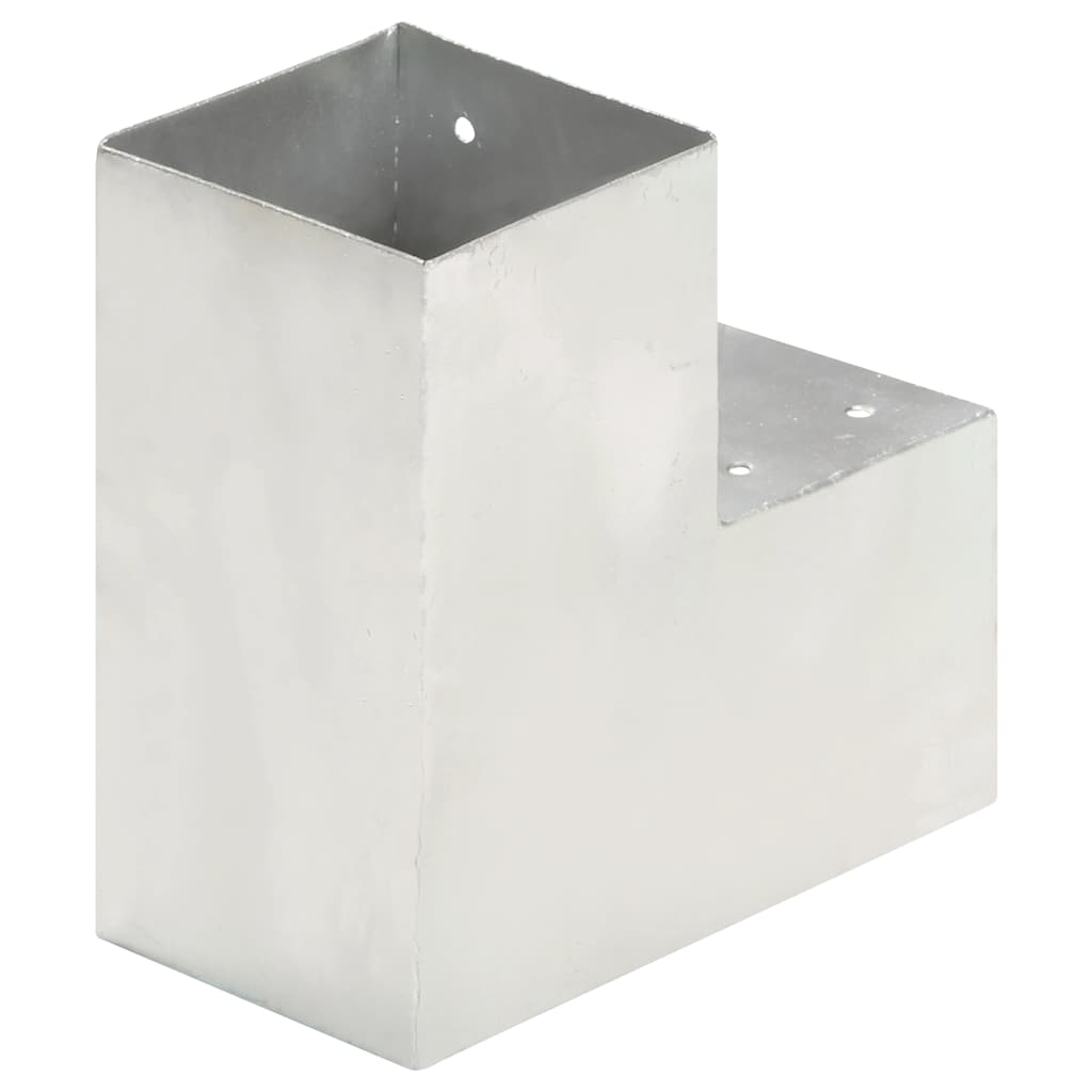 Pfostenverbinder L-Form Verzinktes Metall 71 x 71 mm