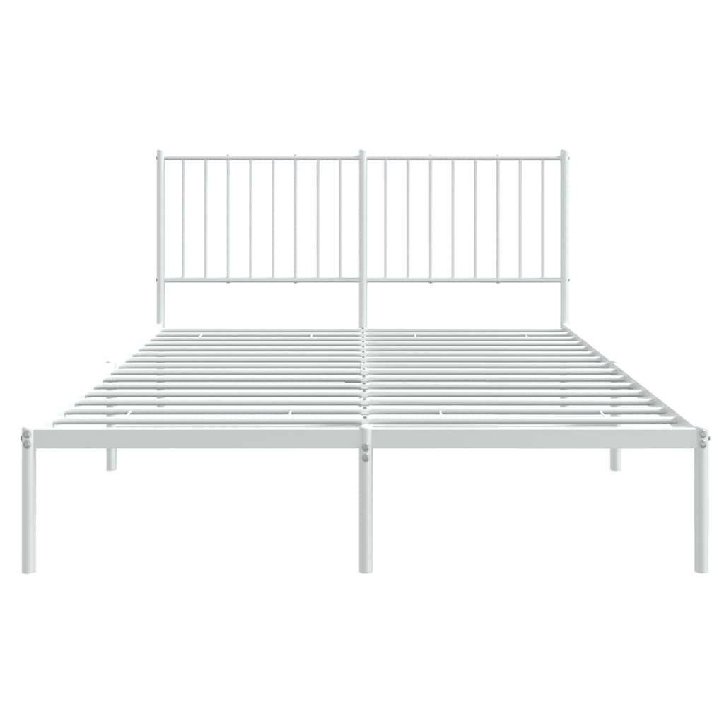 Bettgestell Metall Schwarz 75x190 cm