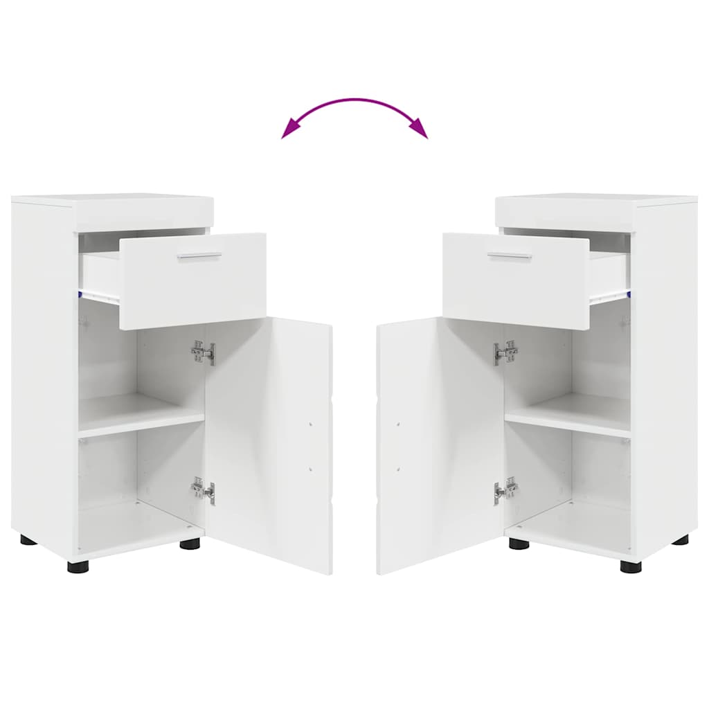Badezimmermöbel-Set TULUM 2 pcs Weiß 60 x 34 x 63 cm