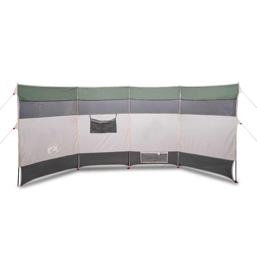 Camping-Windschutz Grün 510x153 cm Wasserdicht
