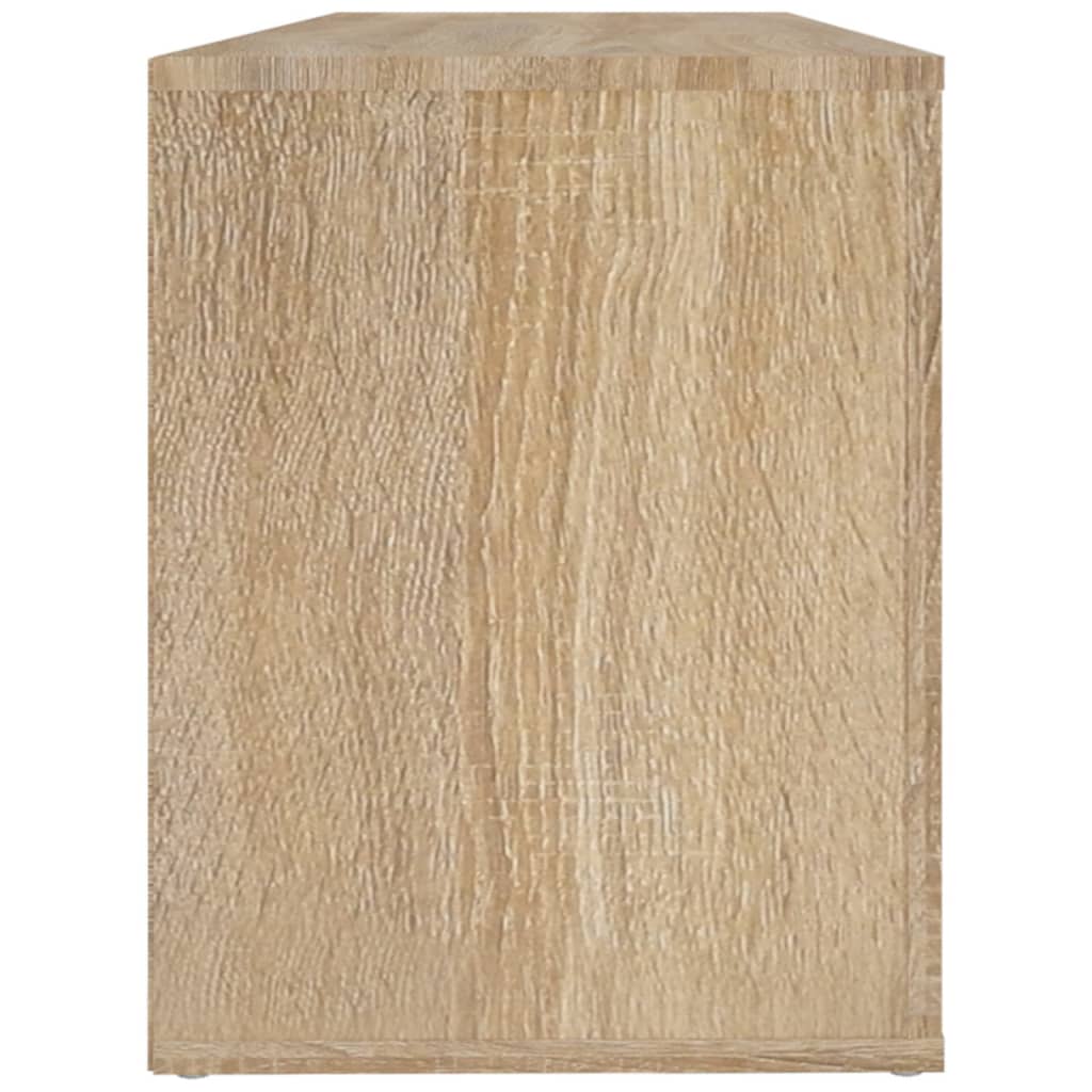 Schuhregal Weiß 100x35x45 cm Holzwerkstoff