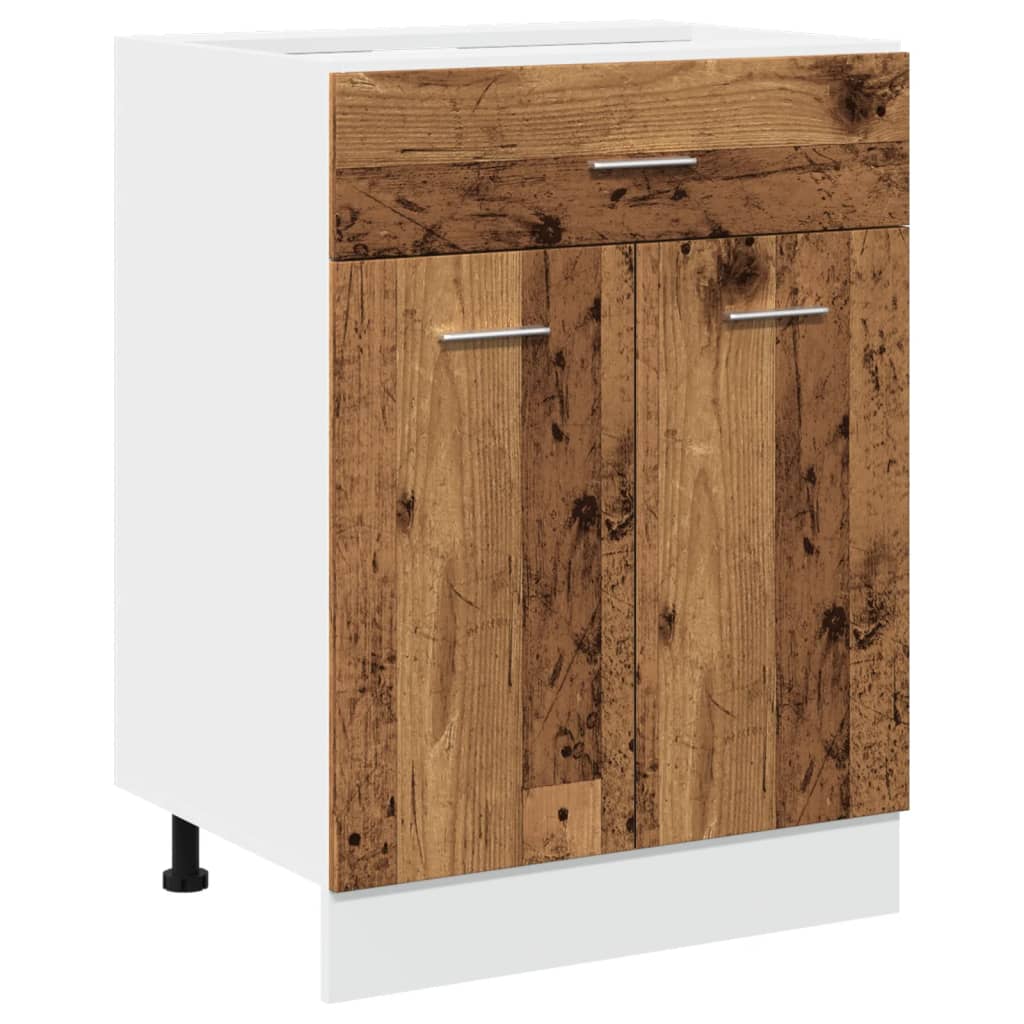 Unterschrank Lyon Weiß 60x46x81,5 cm Holzwerkstoff