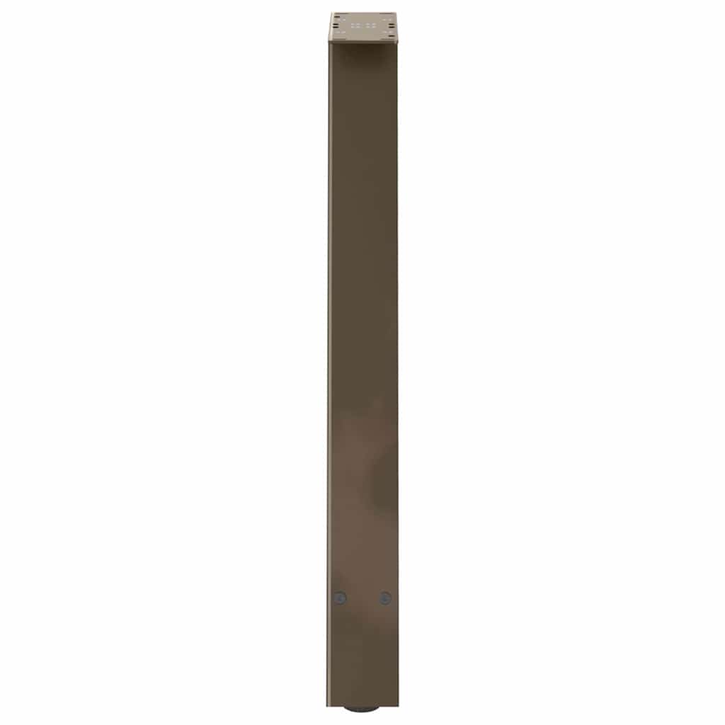 Couchtischbeine A-Form 2 Stk. 30x(30-31) cm Stahl