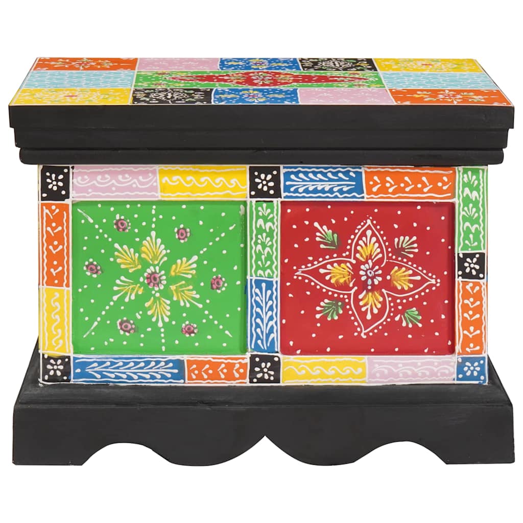 Aufbewahrungsbox Mehrfarbig 60 x 40 x 40 cm Massivholz Mango