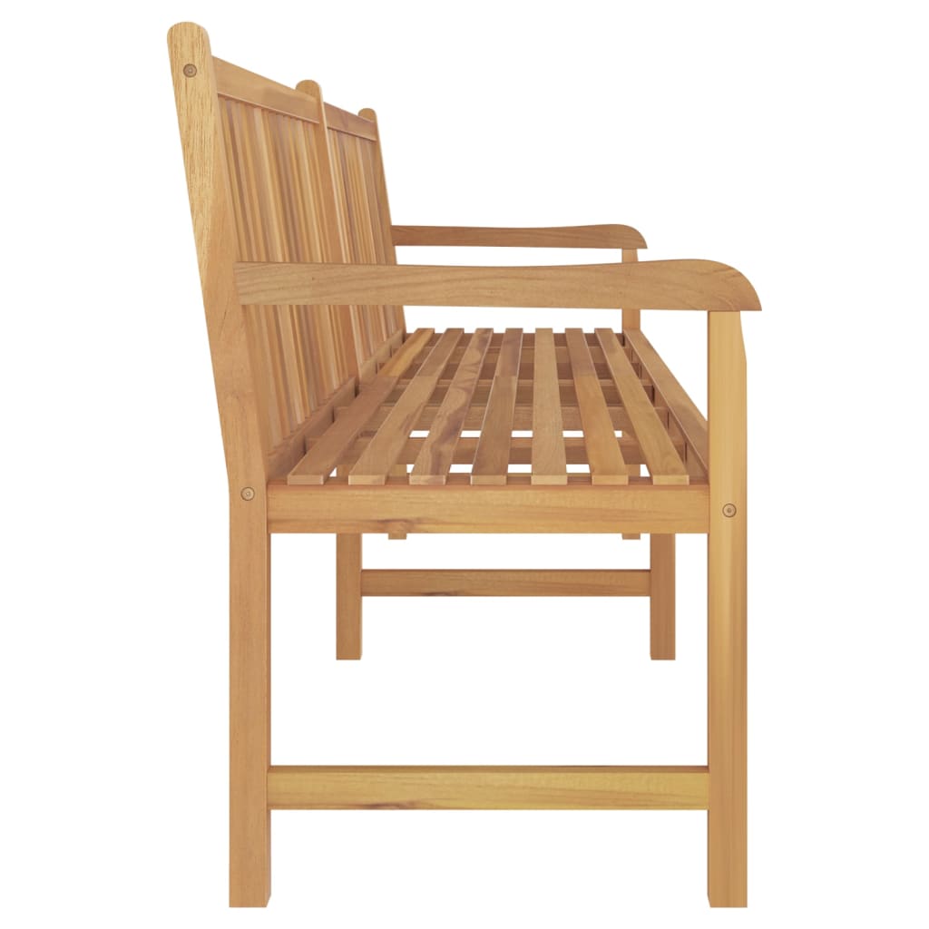 Gartenbank 114 cm Massivholz Teak