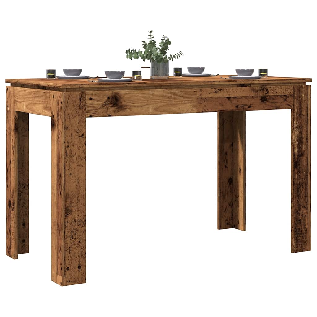 Esstisch Weiß 120x60x76 cm Holzwerkstoff