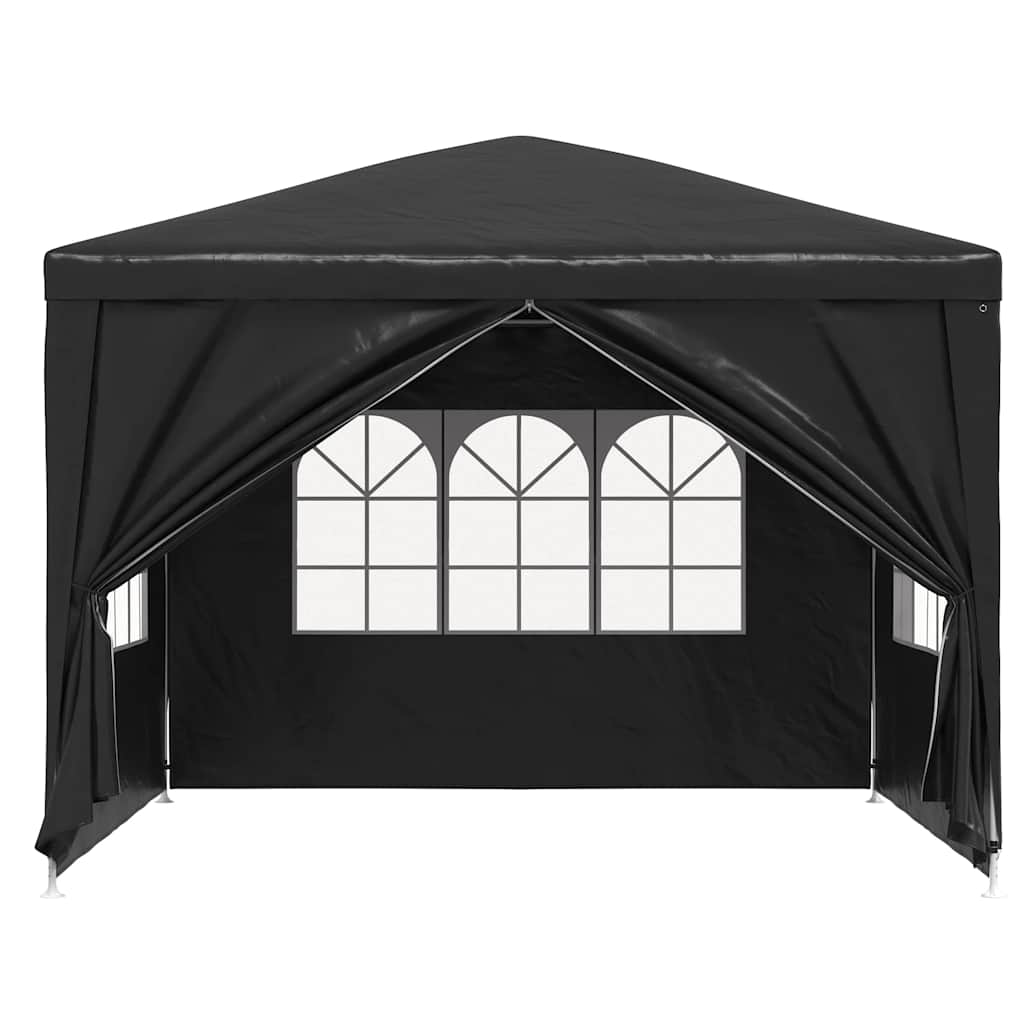 Party-Zelt 400 x 300 x 255 cm Rot PE und Stahl