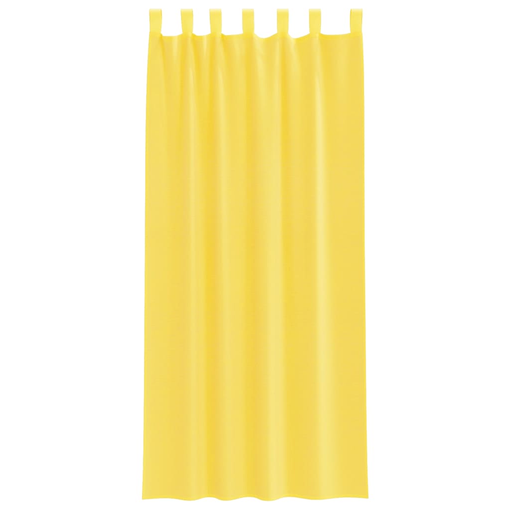 Voile Vorhänge mit Ösen 2 Stk. Apfelgrün 140x140 cm