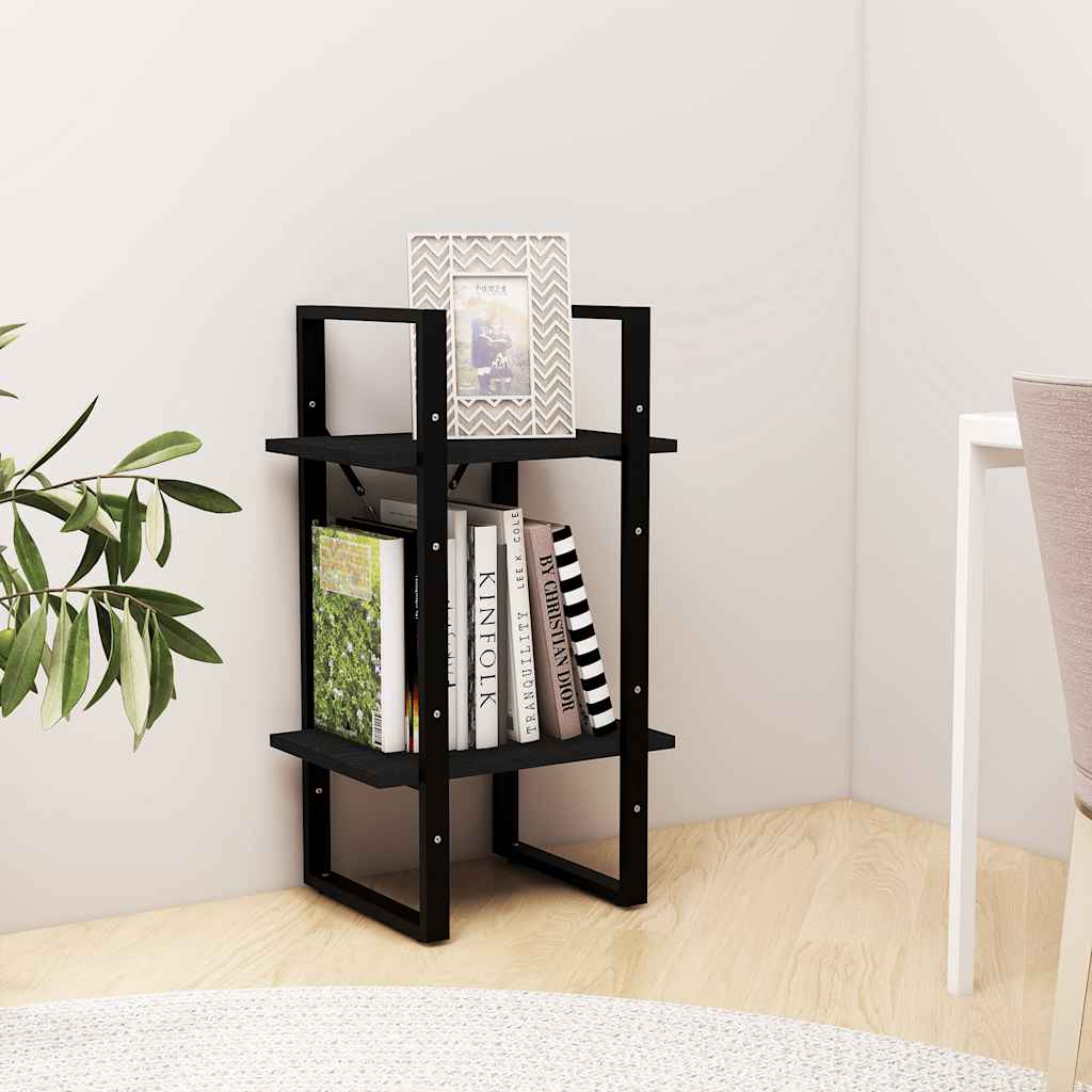 Bücherregal 2 Fächer Weiß 40x30x70 cm Holzwerkstoff