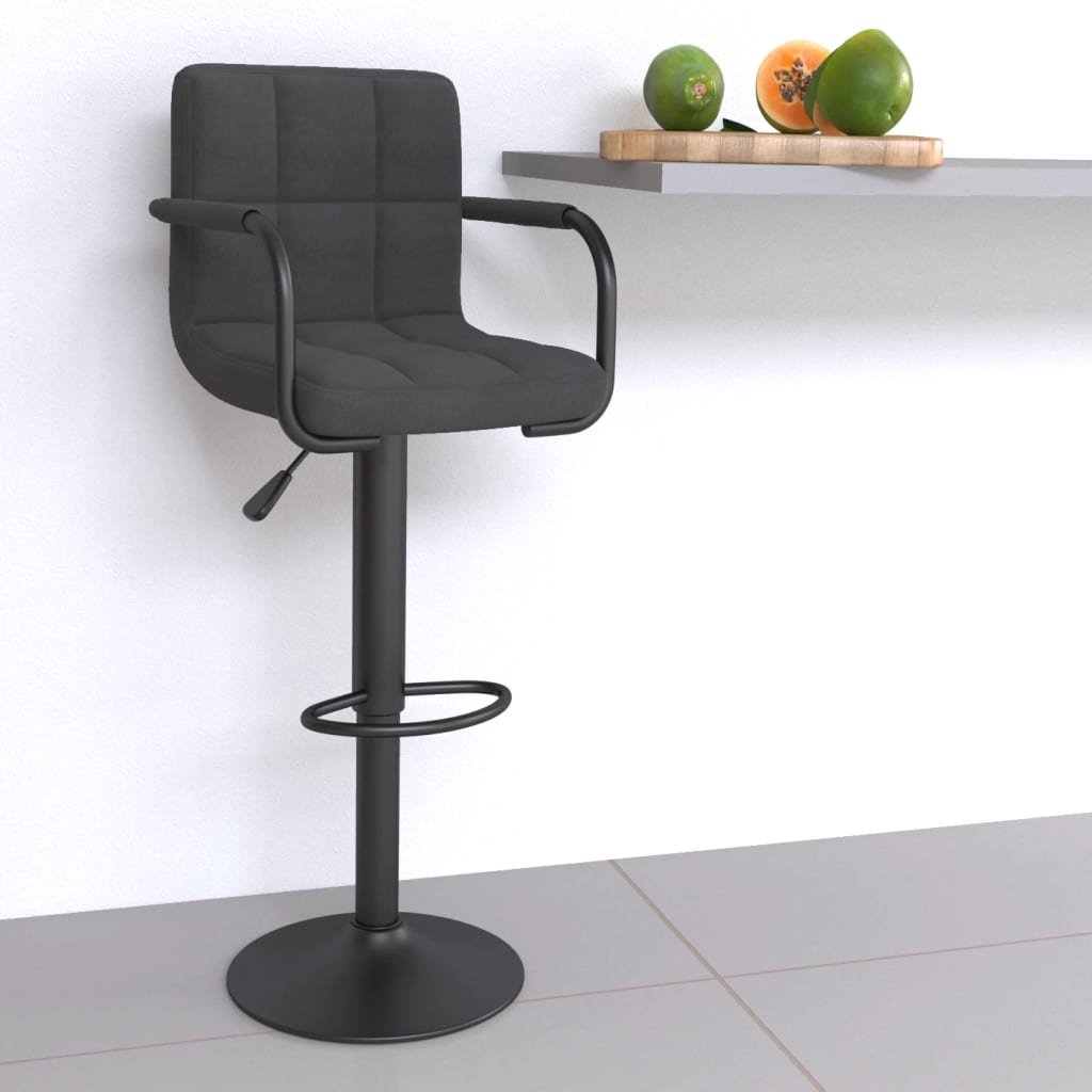 Barhocker Blau Stoff
