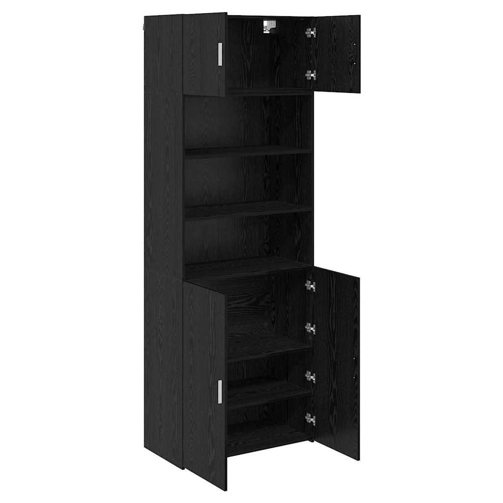 Aufbewahrungsschrank Altholz 80 x 42,5 x 225 cm Holzwerkstoff