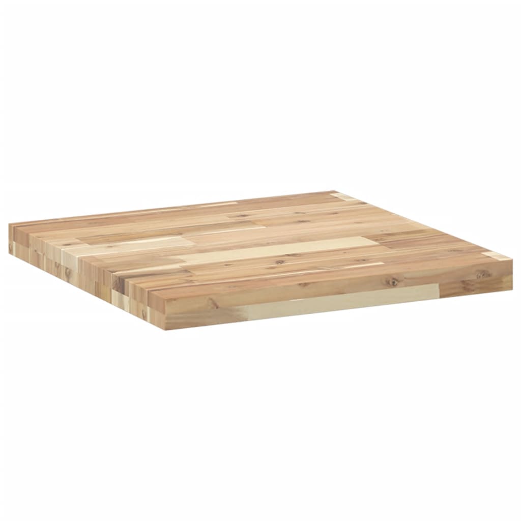 Tischplatte Rund Ø40x2 cm Massivholz Akazie
