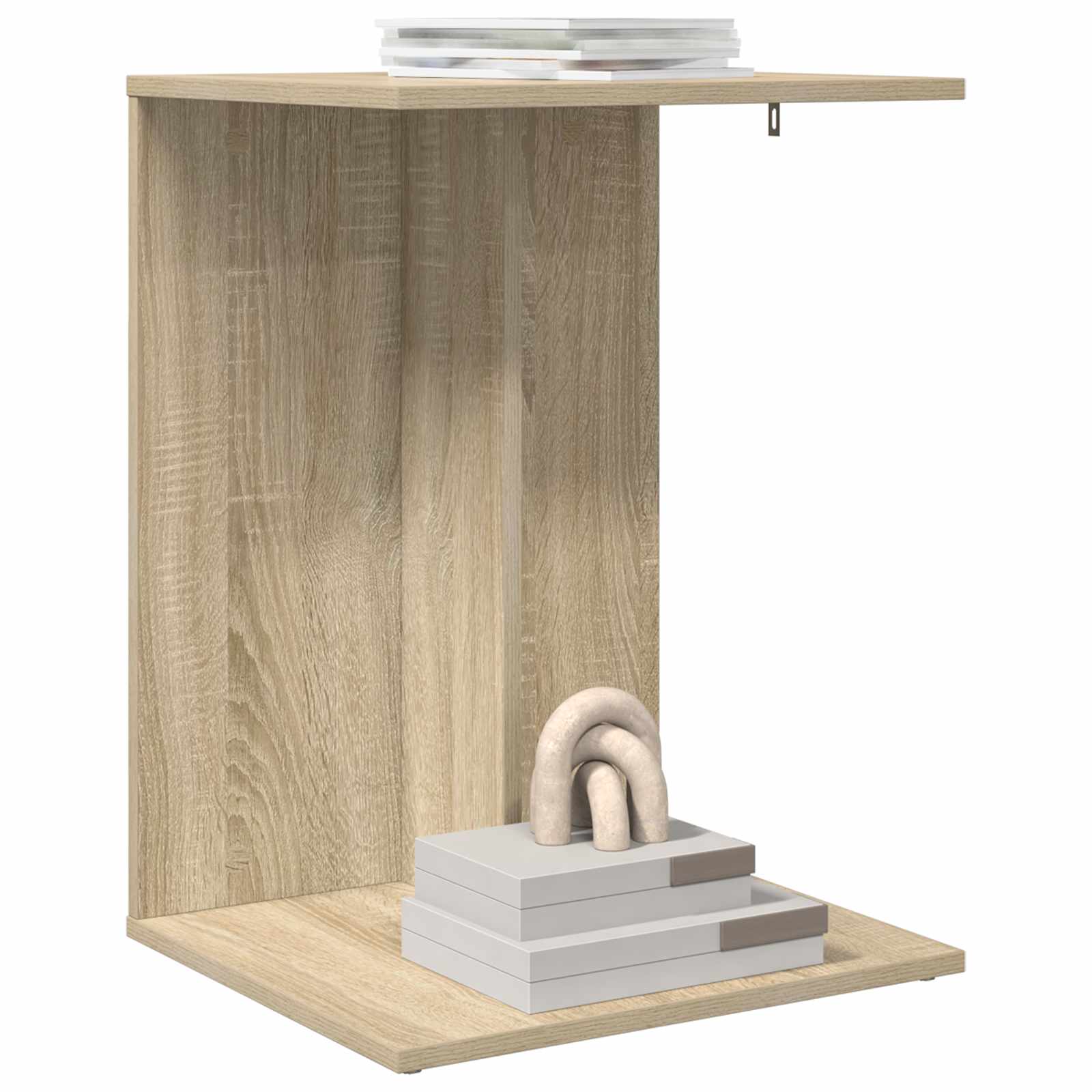 Beistelltisch Weiß 45 x 40 x 62,5 cm Holzwerkstoff