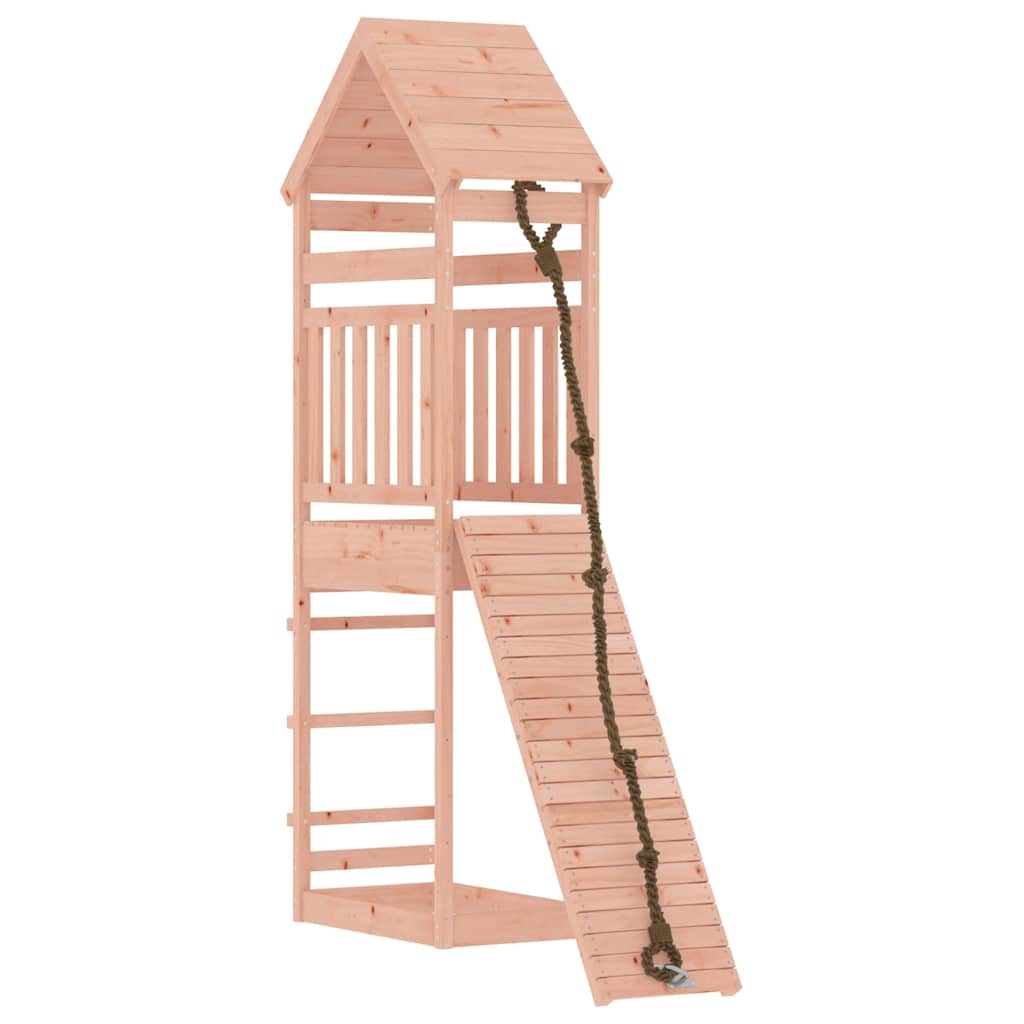 Spielturm mit Kletterwand Massivholz Kiefer