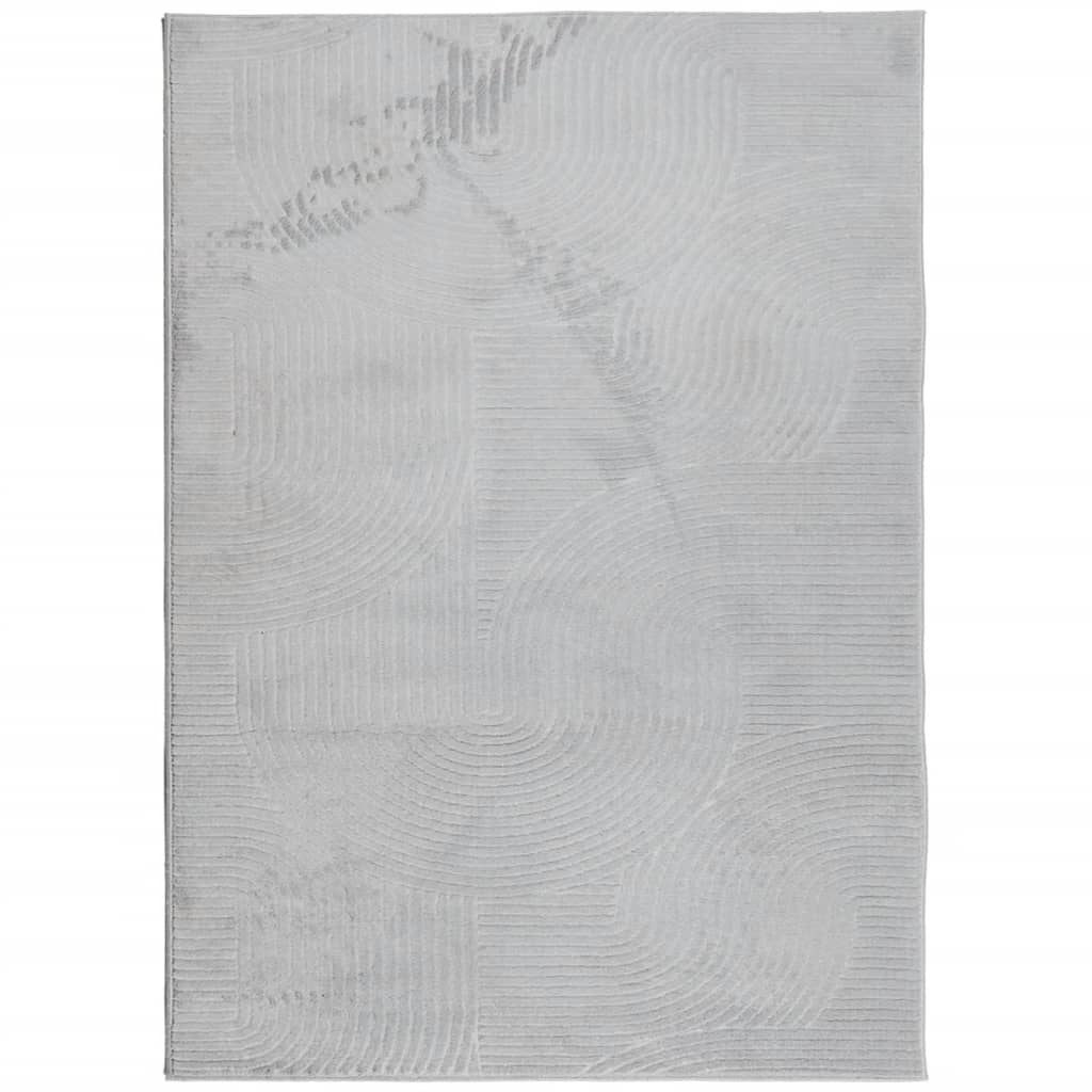 Teppich IZA Kurzflor Skandi-Stil Anthrazit 80x150 cm