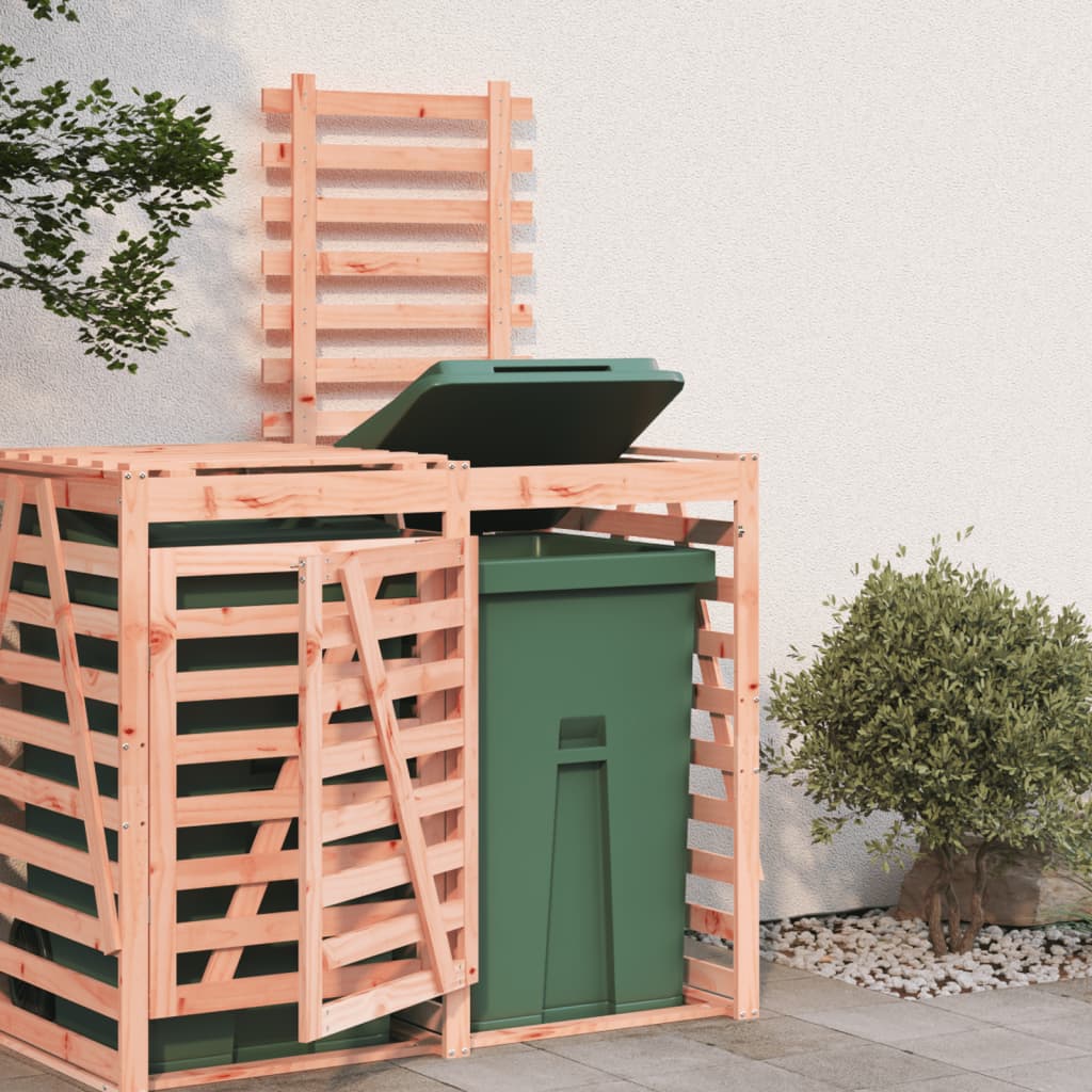 Mülltonnenbox 84x90x128,5 cm Massivholz Kiefer