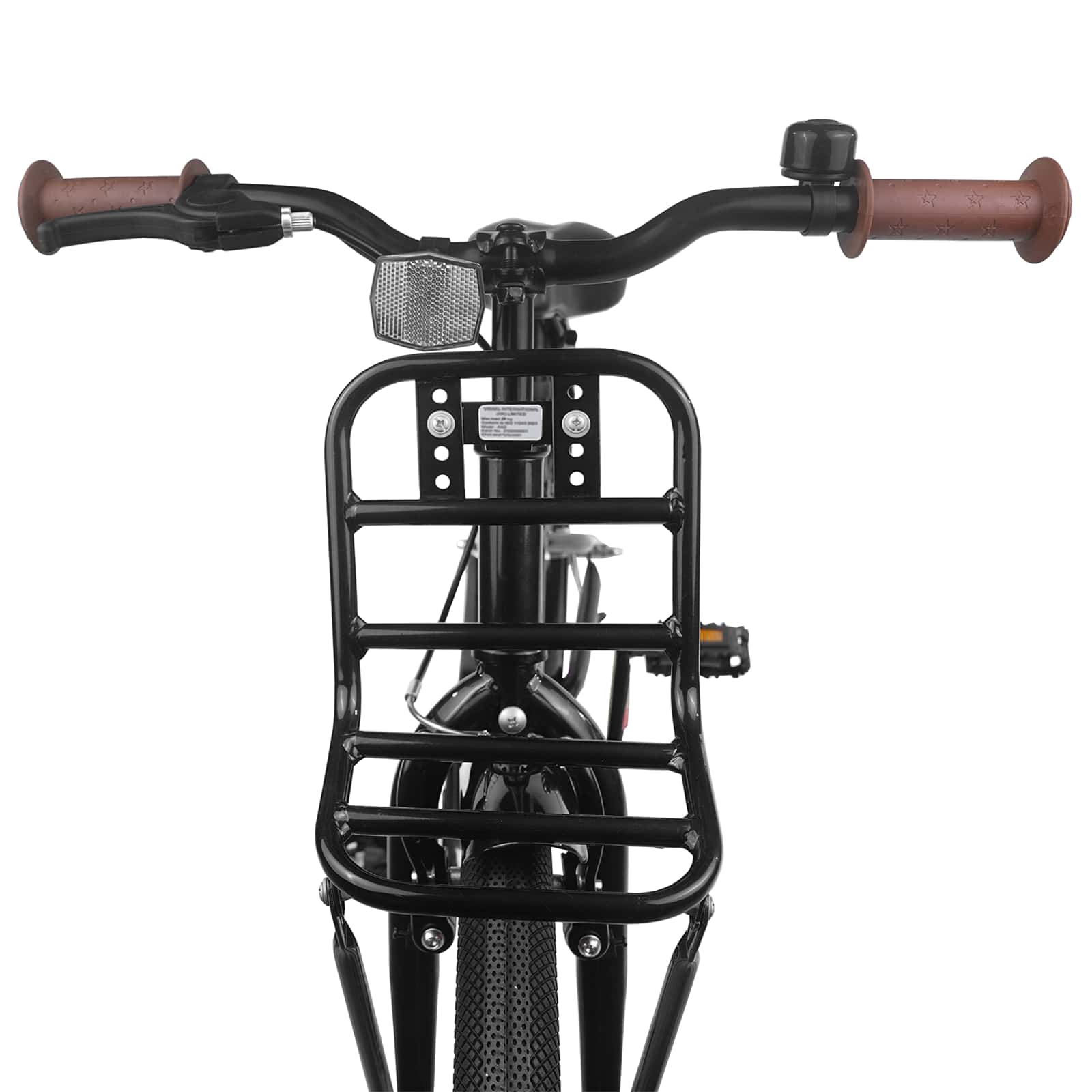 Kinderfahrrad 16 Zoll für 4-6 Jahre alt Schwarz