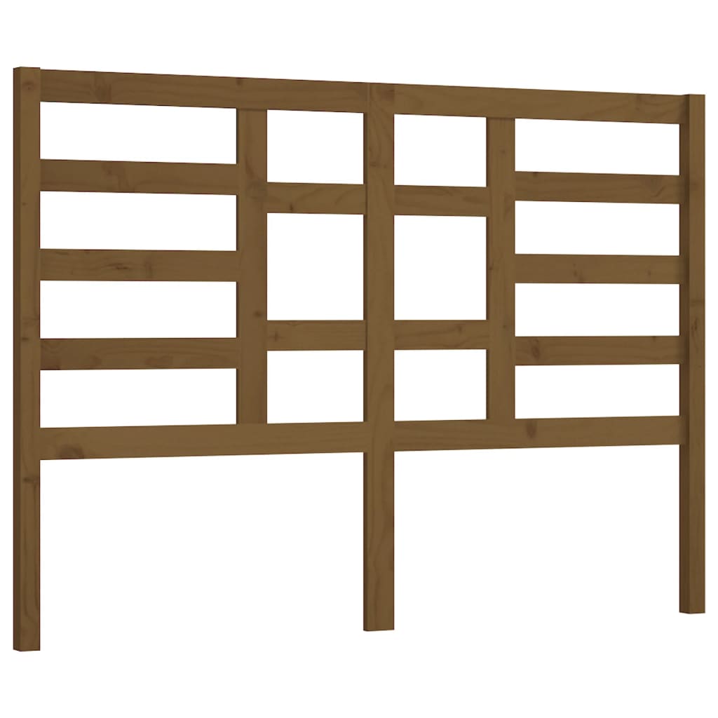 Bett-Kopfteil Grau 81x4x104 cm Massivholz Kiefer