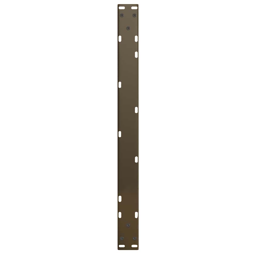 Couchtischbeine V-Form 2 Stück Schwarz 30x(30-31,3) cm Stahl
