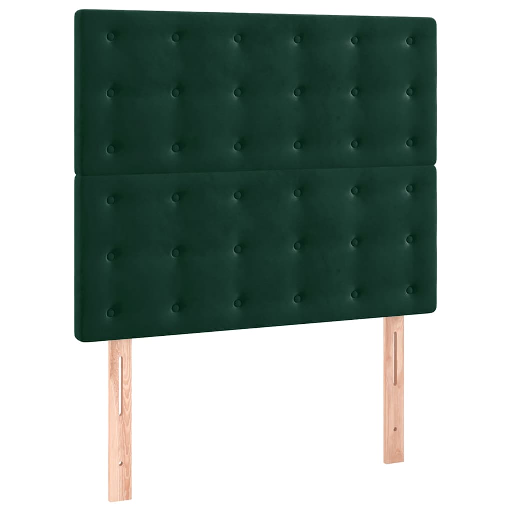 Kopfteil Hellgrau 80x5x118/128 cm Samt