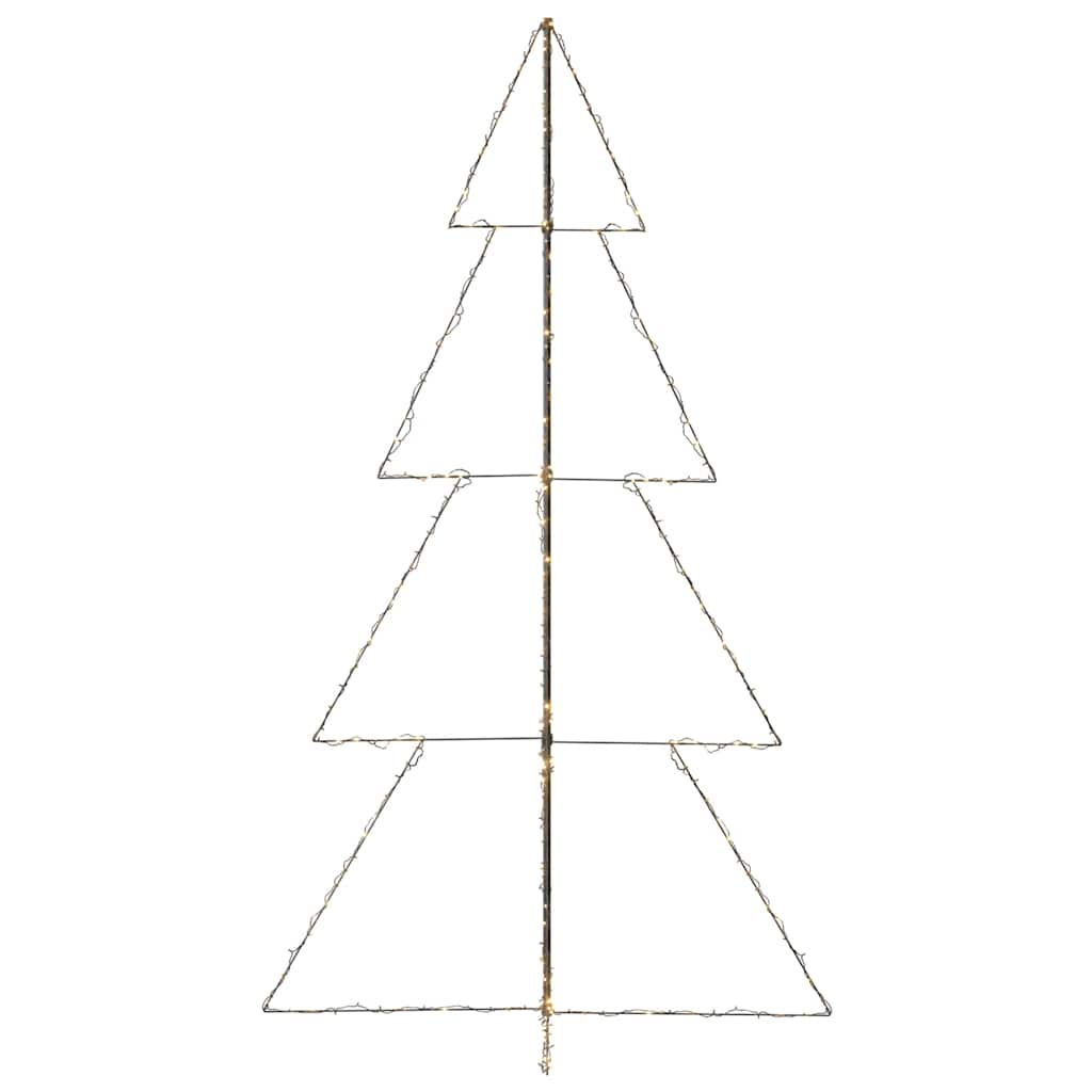 Weihnachtsbaum in Kegelform 160 LEDs Indoor & Outdoor 78x120 cm