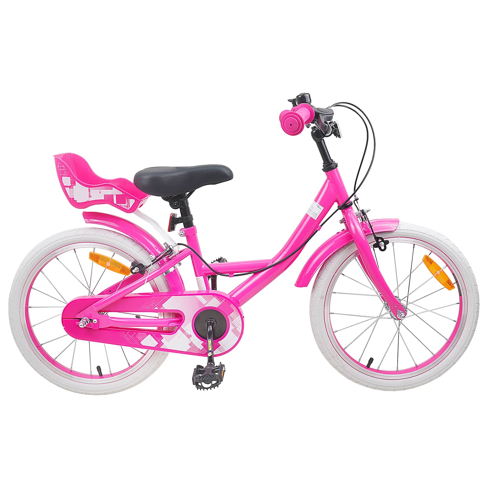 Kinderfahrrad 12 Zoll für 2-4 Jahre alt Hellrosa