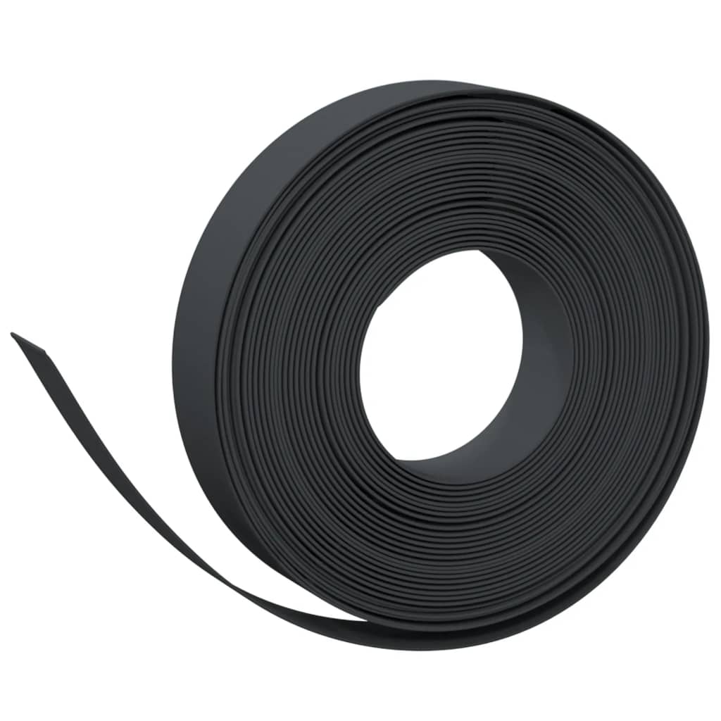 Gartenumrandung 25 m 10 cm PE Grau