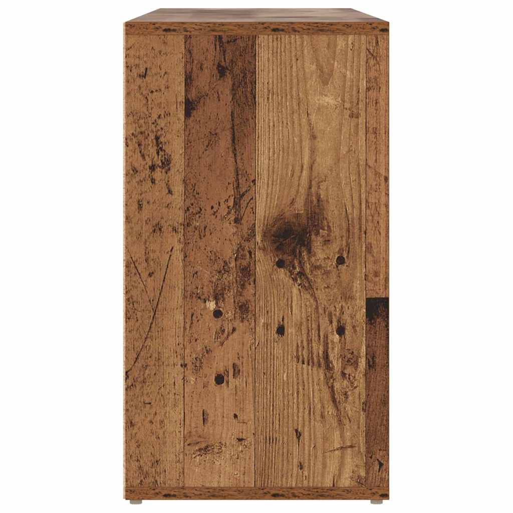 Schuhbank Weiß 103x30x55 cm Holzwerkstoff