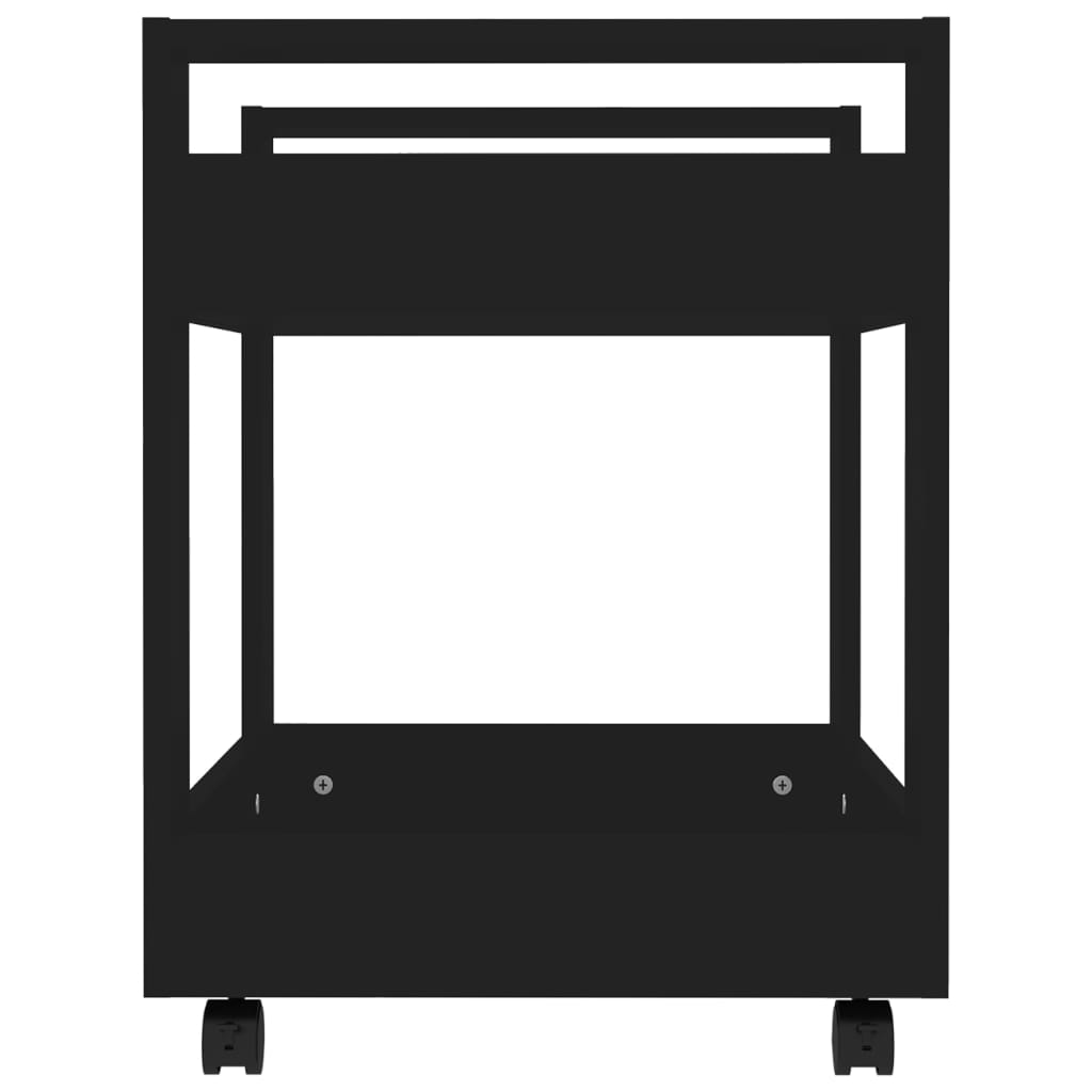 Bürowagen Weiß 60x45x60 cm Holzwerkstoff