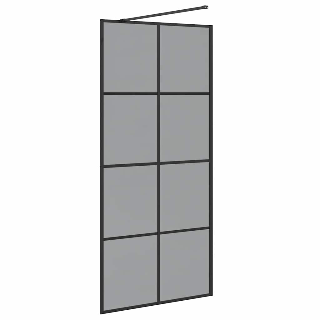 Duschwand für Begehbare Dusche mit Klarem ESG Glas 80x195 cm