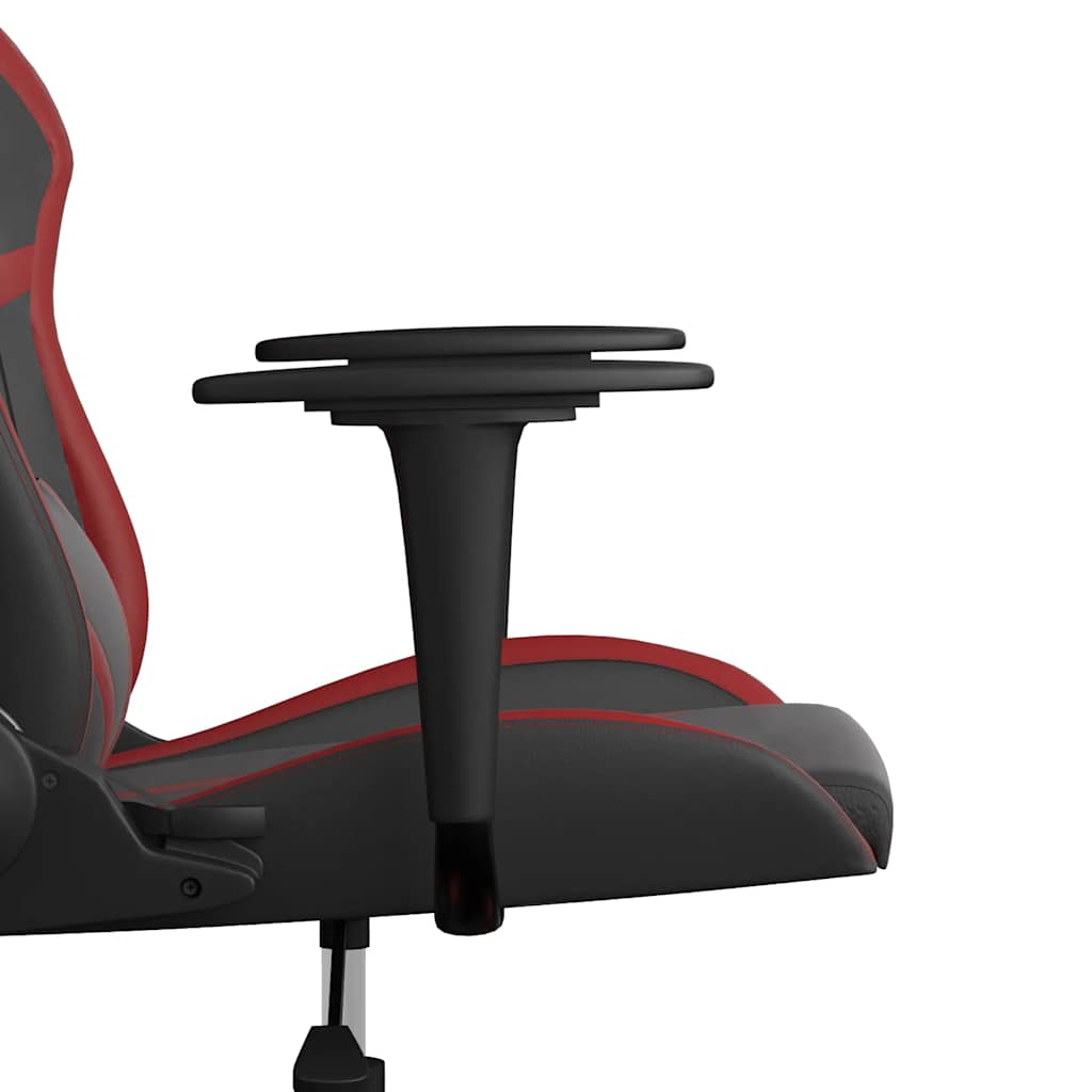 Gaming-Stuhl mit Massagefunktion Schwarz und Grün Kunstleder
