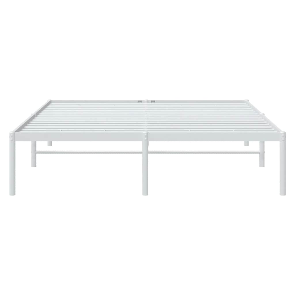 Bettgestell Metall Schwarz 75x190 cm