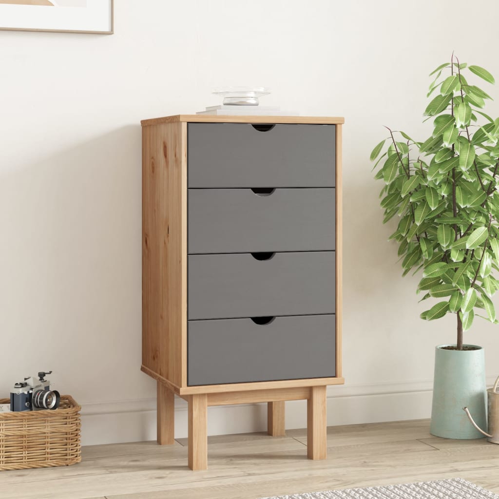Schubladenschrank OTTA 45x39x90 cm Massivholz
