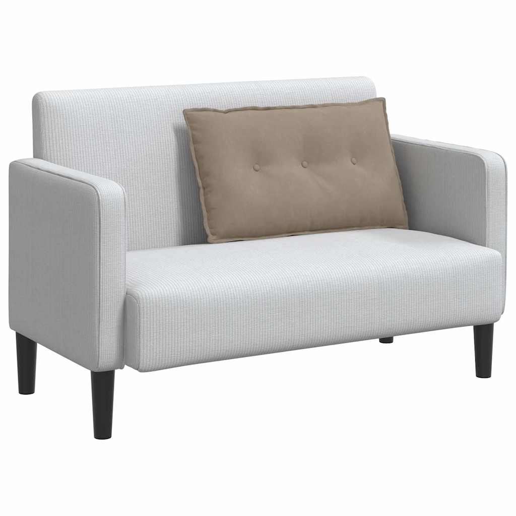 Rückenkissen Taupe 50 x 45 cm Mikrofaserstoff