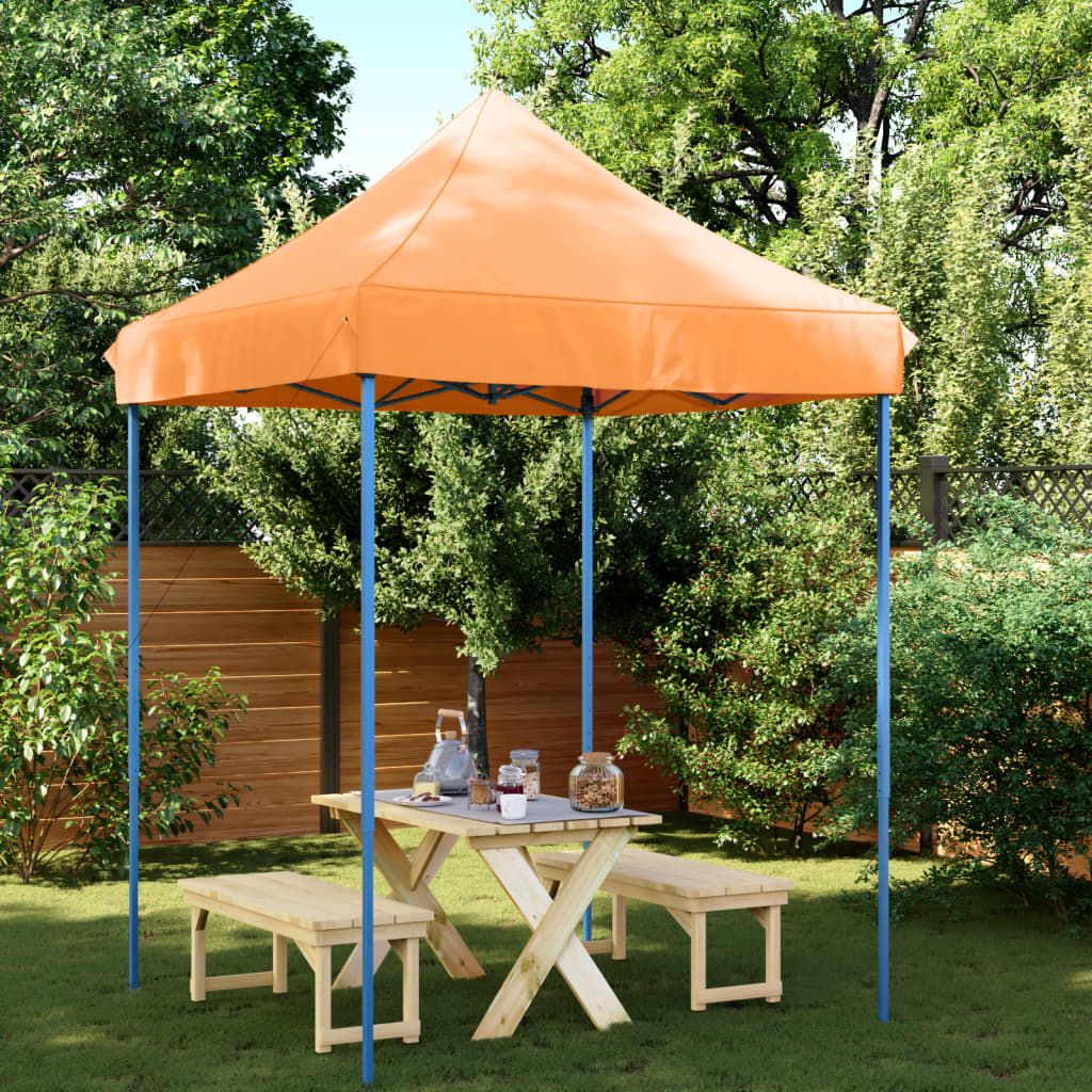 Partyzelt Faltbar Pop-Up Schwarz 200x200x306 cm