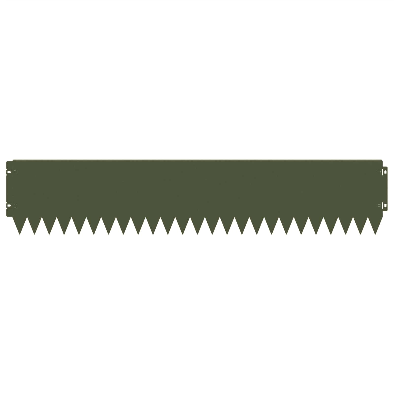 Raseneinfassung 10 pcs 103 x 10 cm Stahl Schwarz