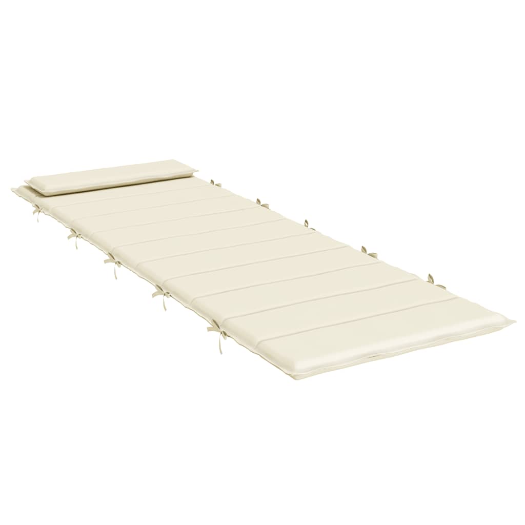 Sonnenliegen-Auflage Grau 180x60x4 cm Oxford-Gewebe