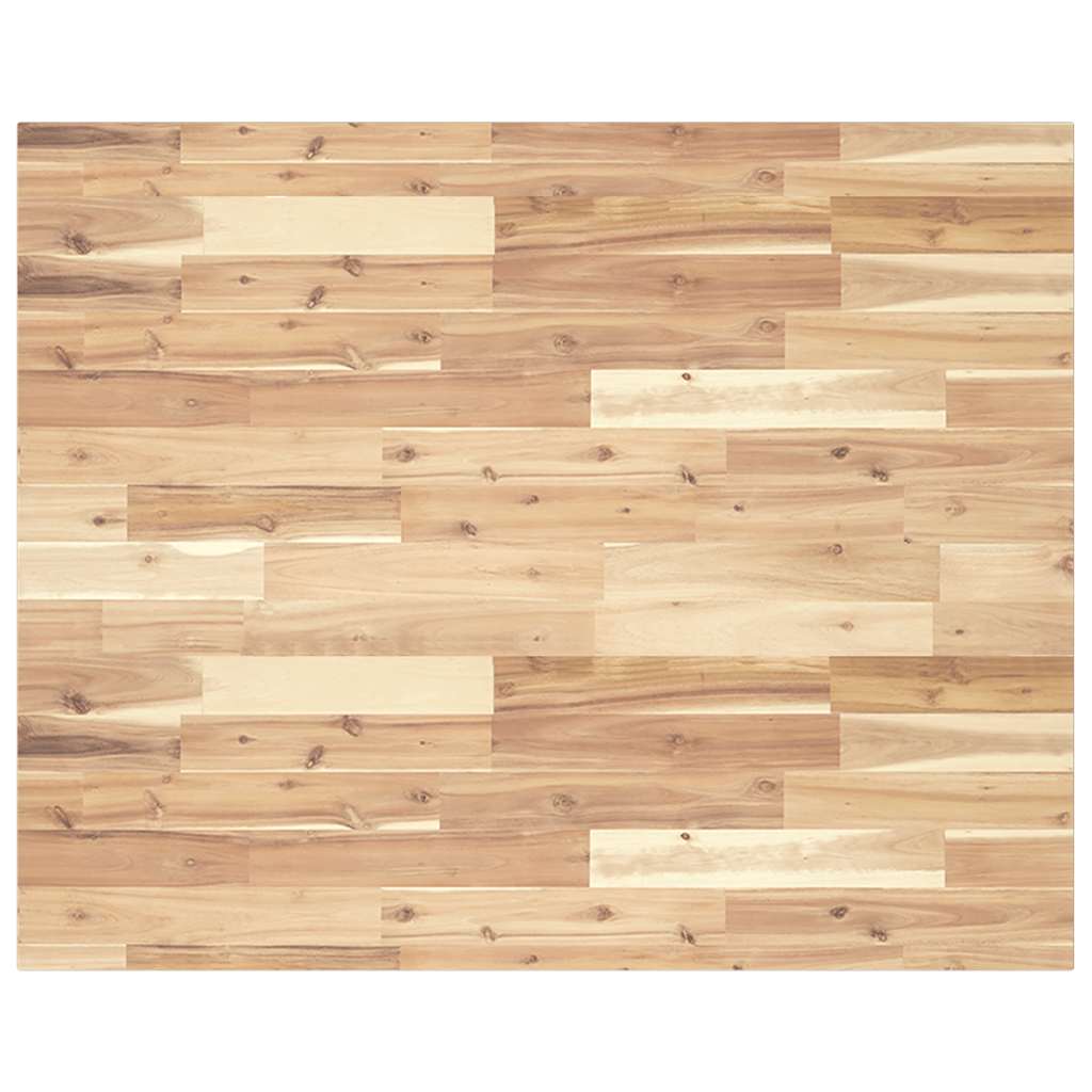 Tischplatte Rechteckig 60x50x2 cm Massivholz Akazie