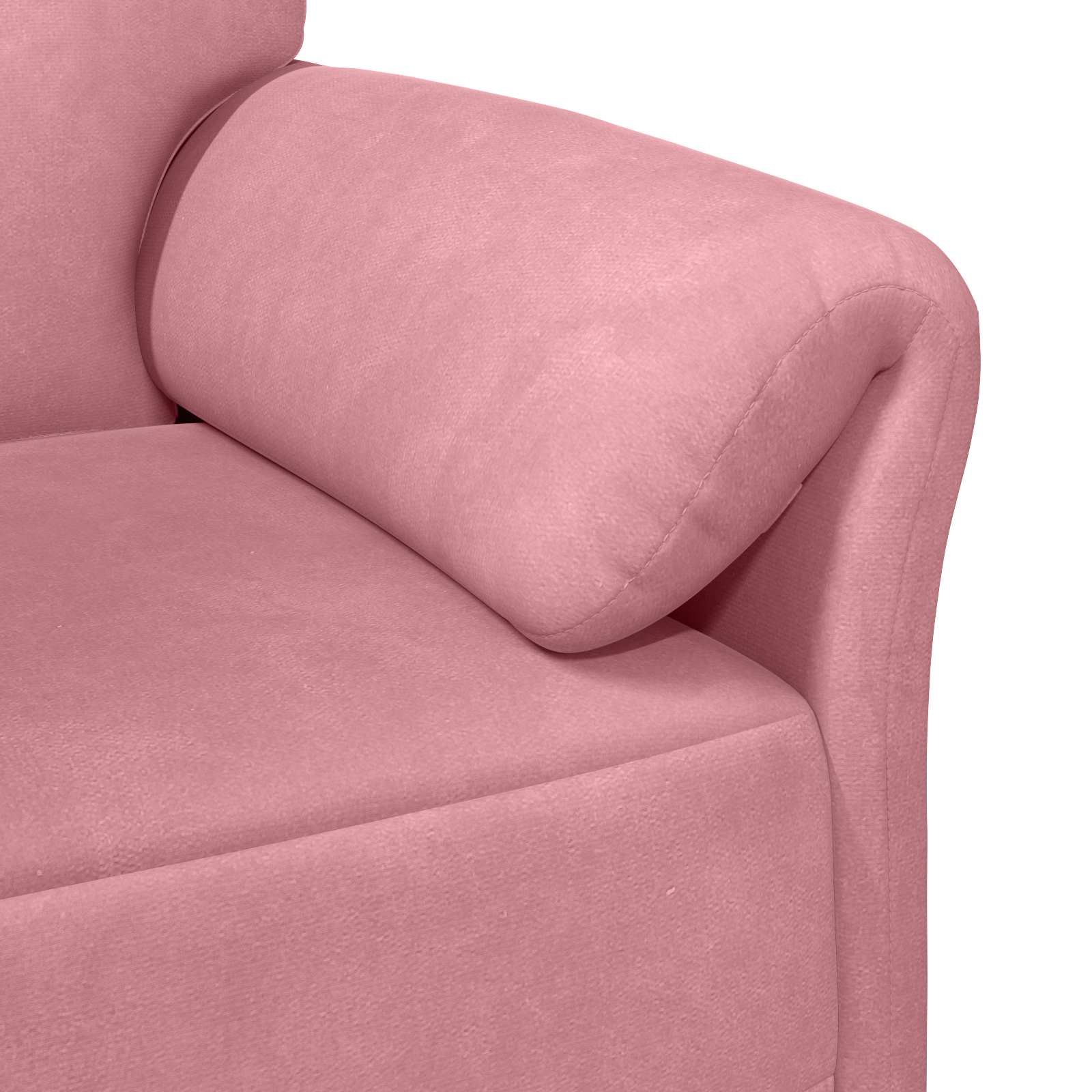 1-Sitzer Sofa Hellgrau 88 x 83 x 95 cm Samt